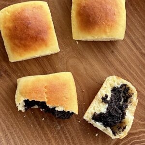 Pia mit Mohn - 2 Stück